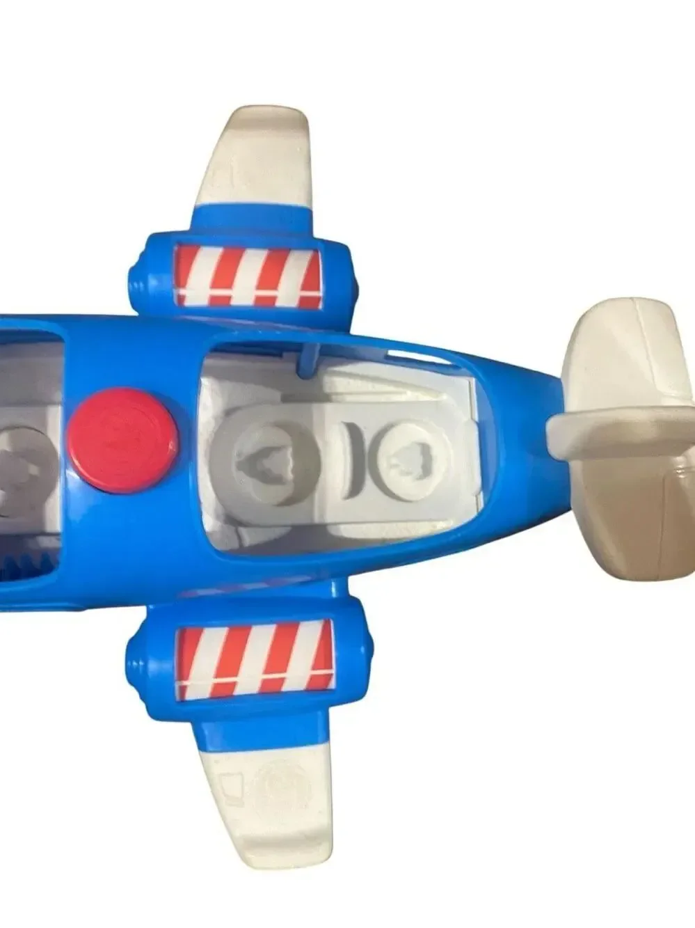 Fisher Price Little People Jet Plane Blue Talking Musical Lights Sounds Tested